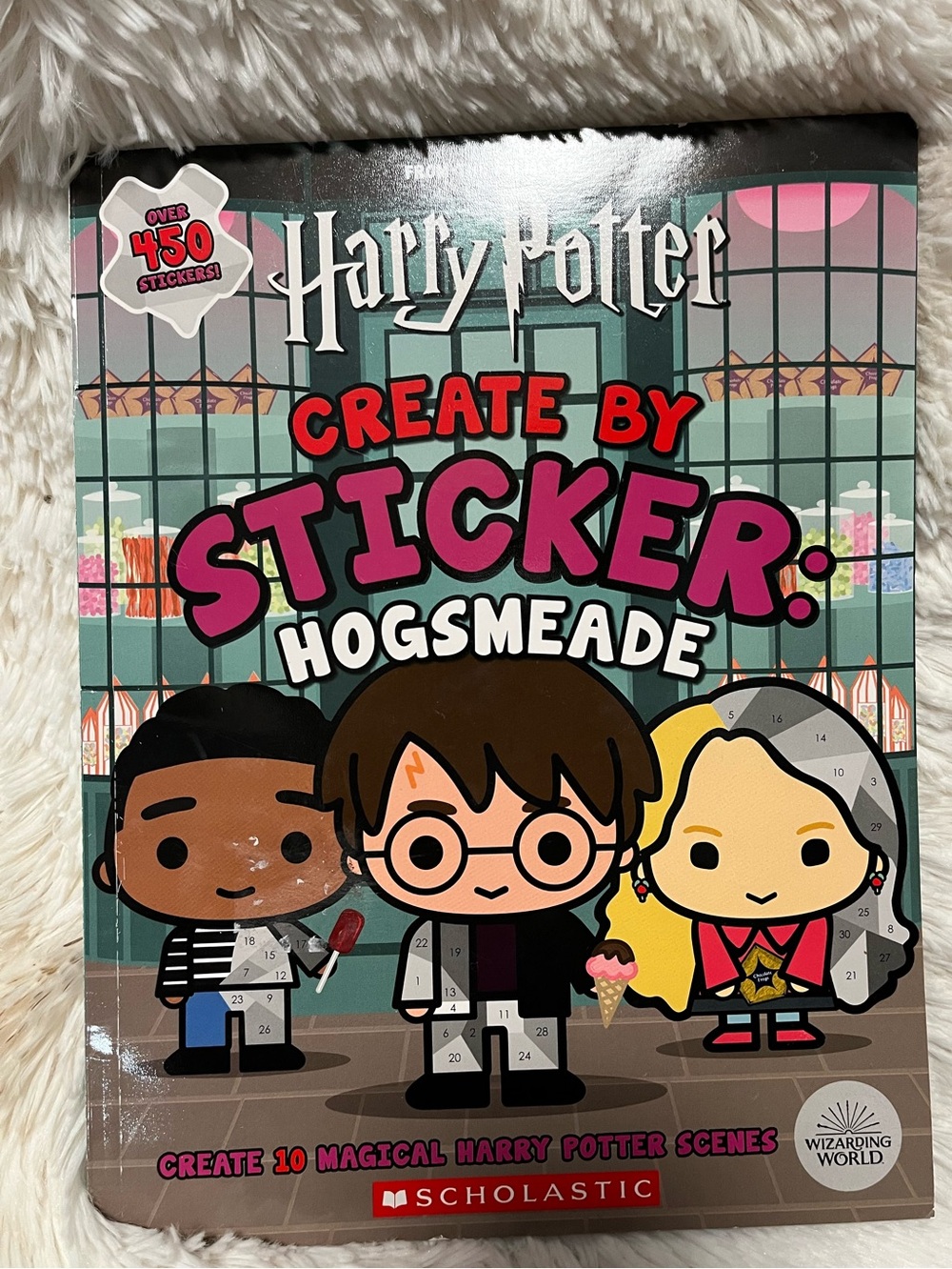 Harry Potter sticker by number activity book-Scholastic